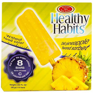 Klein's Real Kosher  Healthy Habits Pineapple Sorbet, 2.82 Oz