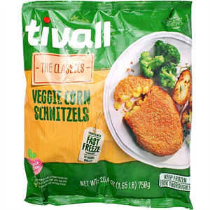 Tivall Veggie Corn Schnitzels, 26.5 Oz