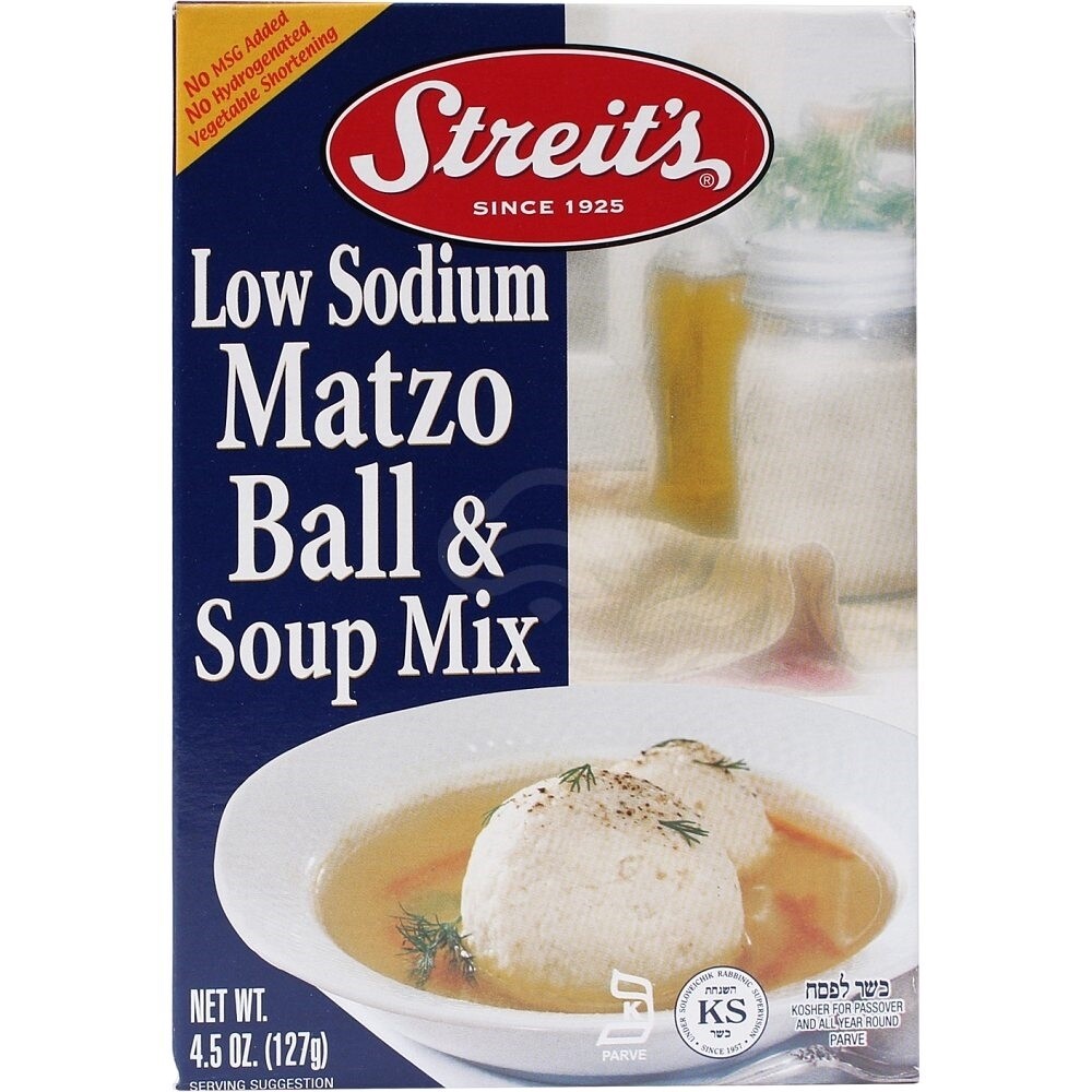 Streit's Low Sodium Matzo Ball & Soup Mix, 4.5 Oz