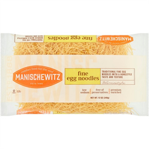 Manischewitz Fine Egg Noodles, 12 Oz
