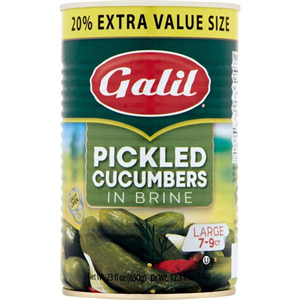 Galil Cucumbers In Brine 7-9, 23 Oz
