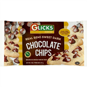 Glicks Real Chocolate Chips, 10 Oz