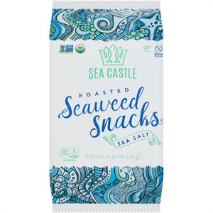 Sea Castle Seaweed Snacks Sea Salt