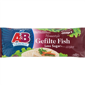 A&B Less Sugar Gefilte Fish