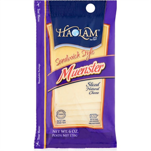 Haolam Sandwich Style Muenster Cheese, 6 Oz