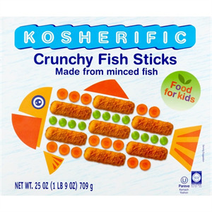 Kosherific Crunchy Fish Sticks, 25 Oz