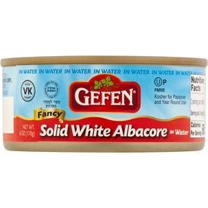 Gefen Solid White Tuna In Water, 6 Oz