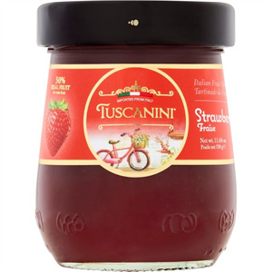 Tuscanini Preserves Strawberry, 11.64 Oz
