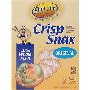 Shibolim Crispsnax Whole Spelt Classic, 6 Oz