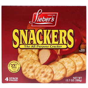 Lieber's Snackers Salted, 16 Oz