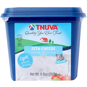 Tnuva Feta Cheese Light, 8.8 Oz