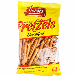 Lieber's Pretzels Sodium Reduced No Sal, 13 Oz