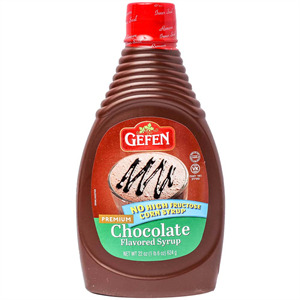 Gefen Chocolate Syrup Kp, 24 Oz