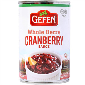 Gefen Cranberry Sauce Whole Berry, 16 Oz
