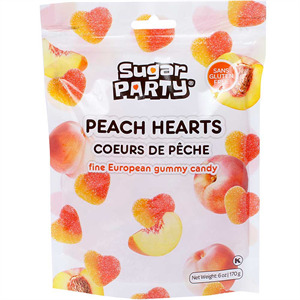 Sweet Party Peach Heart, 6 Oz