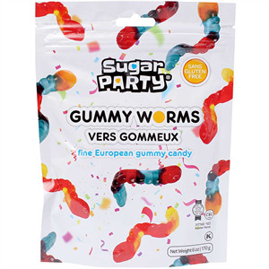 Sweet Party Gummy Worms