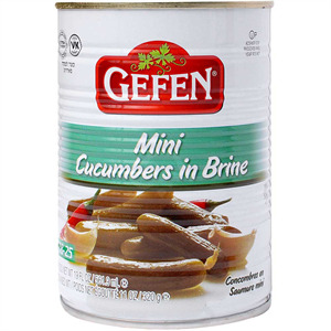 Gefen Cucumbers In Brine Mini 18-25, 11 Oz
