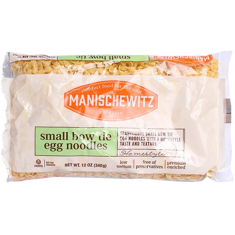 Manischewitz Noodles Egg Small Bow Ties, 12 Oz