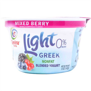Gevina Farms Light Greek Yogurt Mixed Berry, 5 Oz