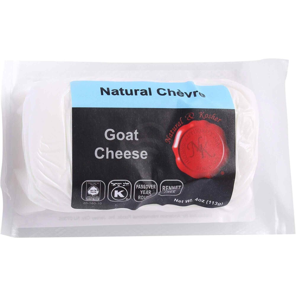 Natural Kosher Goat Cheese Plain, 4 Oz