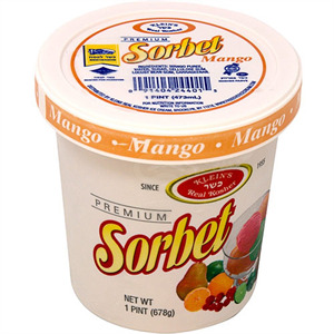 Klein's Premium Sorbet Mango, 1 Pt