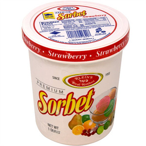 Klein's Strawberry Sorbet, 32 Oz