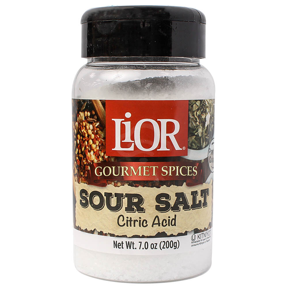 Lior Sour Salt Citric Acid, 7 Oz