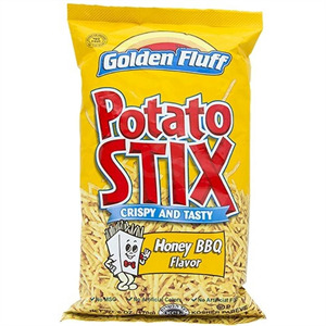 Golden Fluff Potato Stix Honey Bbq, 6 Oz