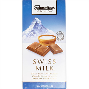 Schmerling's Choc Bar Swiss Milk, 3.5 Oz