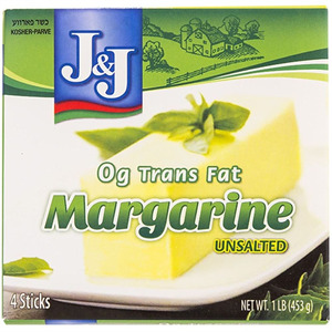 J&J Margarine 4 Sticks, 16 Oz