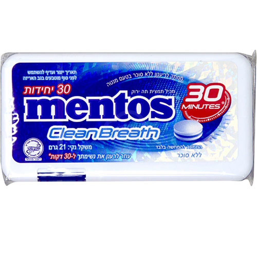 Mentos Clean Breath Mint, 21 Gr