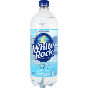 White Rock Seltzer Plastic, 33.8 Oz