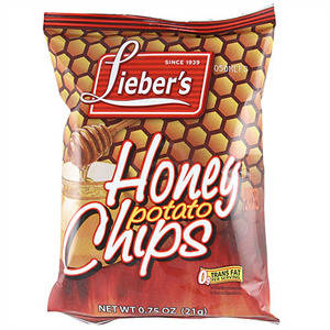 Lieber's Potato Chips Honey Flavored, 0.75 Oz