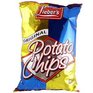 Lieber's Potato Chips Large, 14 Oz