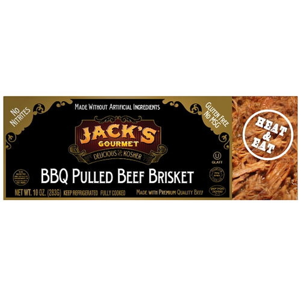 Jack's Gourmet Bbq Pulled Beef, 10 Oz