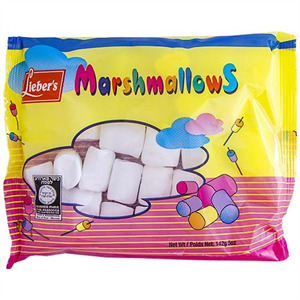 Lieber's Marshmallows White, 5 Oz
