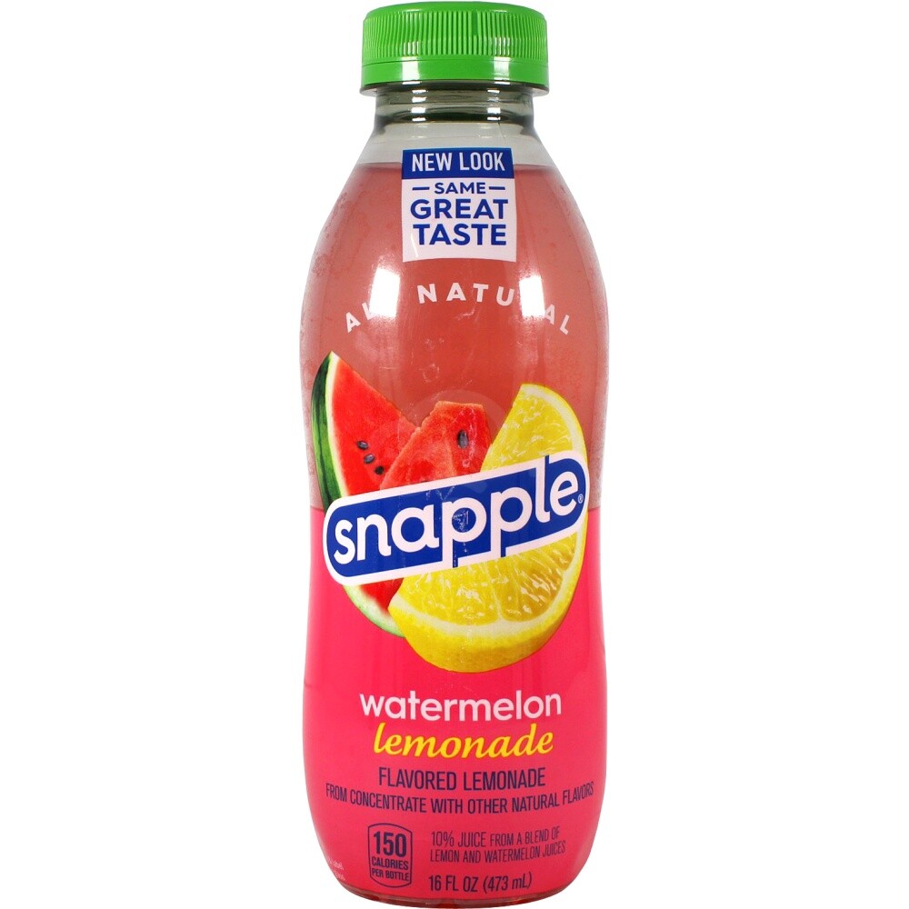 Snapple Watermelon Lemonade, 16 Oz KC Market (Kosher Central