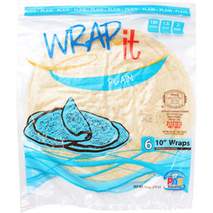 Pas Supreme Wrap It Plain, 6 wraps, 10'', 13 Oz