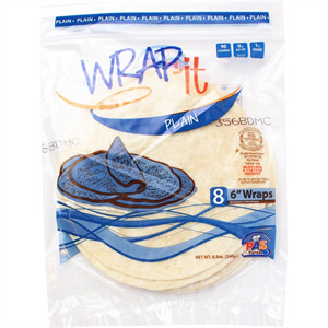 Pas Yisroel Wrap It Plain, 8 wraps, 6'', 8.5 Oz