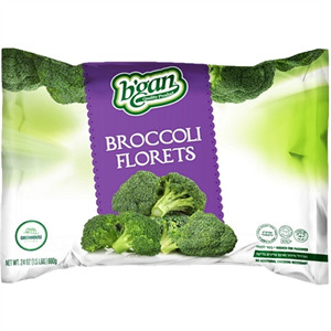 B'gan Broccoli Florets, 24 Oz