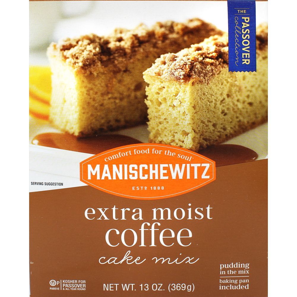 Manischewitz Mix Cake Extra Moist Coffee, 13 Oz