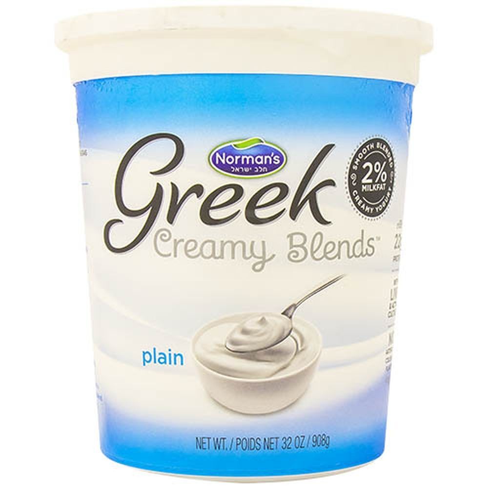 Norman's 2% Greek Yogurt Plain, 32 Oz