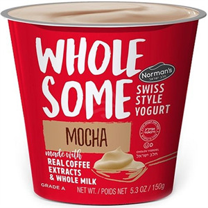 Norman's Wholesome Mocha Yogurt, 5.3 Oz