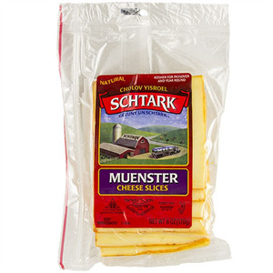 Schtark Sliced Muenster Cheese, 5 Oz