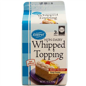 Kineret Whipped Topping, 16 Oz