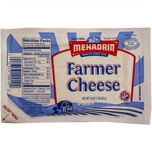 Mehadrin Farmer Cheese, 16 Oz