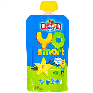 Mehadrin Kids! Yo Smart Vanilla Yogurt, 3.5 Oz