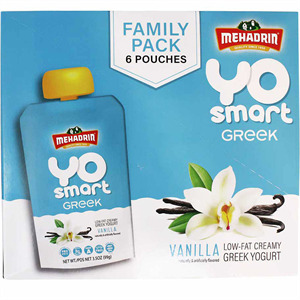 Mehadrin Greek Vanilla Family Pack, 6 Ct