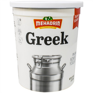 Mehadrin Greek Yogurt Plain, 32 Oz