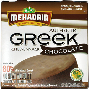 Mehadrin Greek Chocolate Cheese, 3 Oz